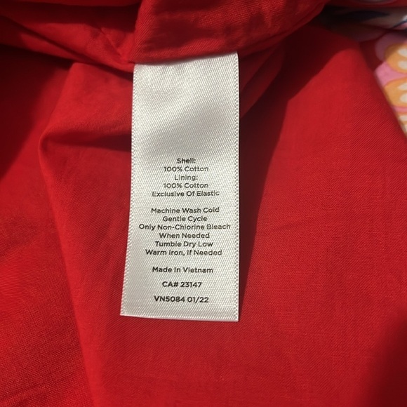 Talbots Red Pepper Multi Fantastic Paisley Fit and Flare Dress Size 12 petite - Picture 10 of 10